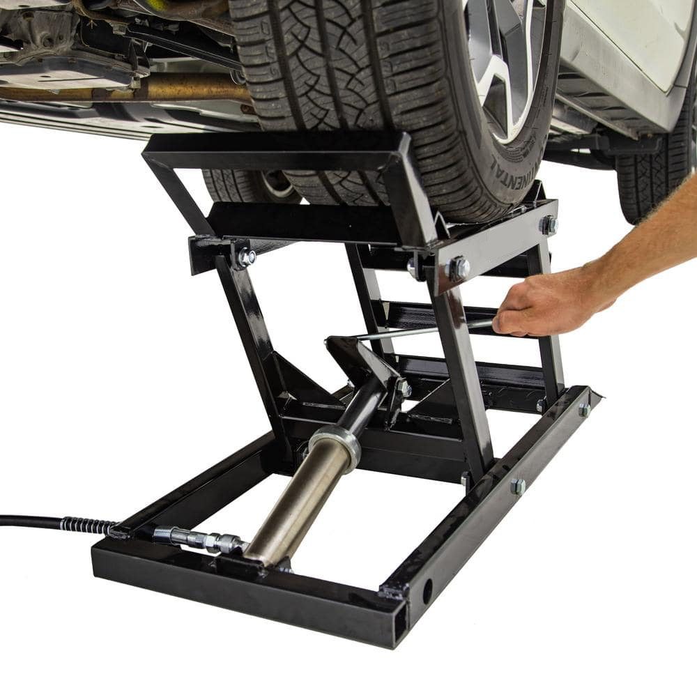 Last Day For Clearance💝80% off!🔥 Hydraulic Underbody Access Car Lift with Ramp
